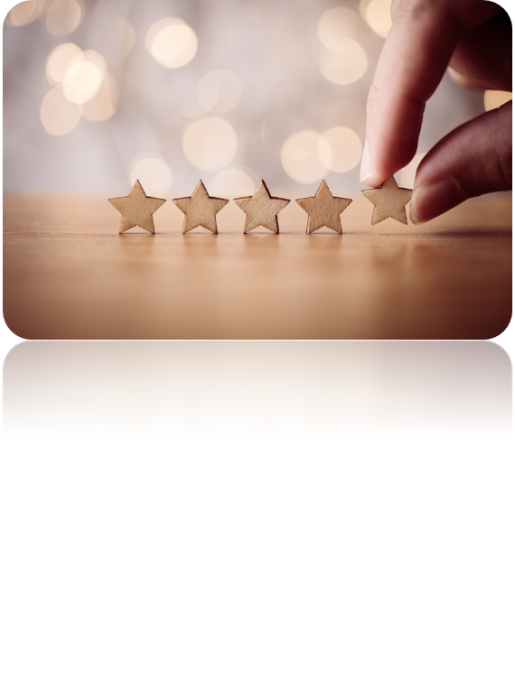 Placement of star MS stock image